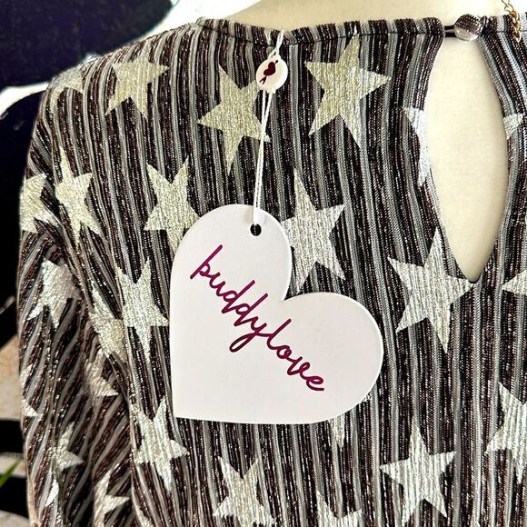 Buddy Love Star Print Sparkle Dress - Picture 7 of 8